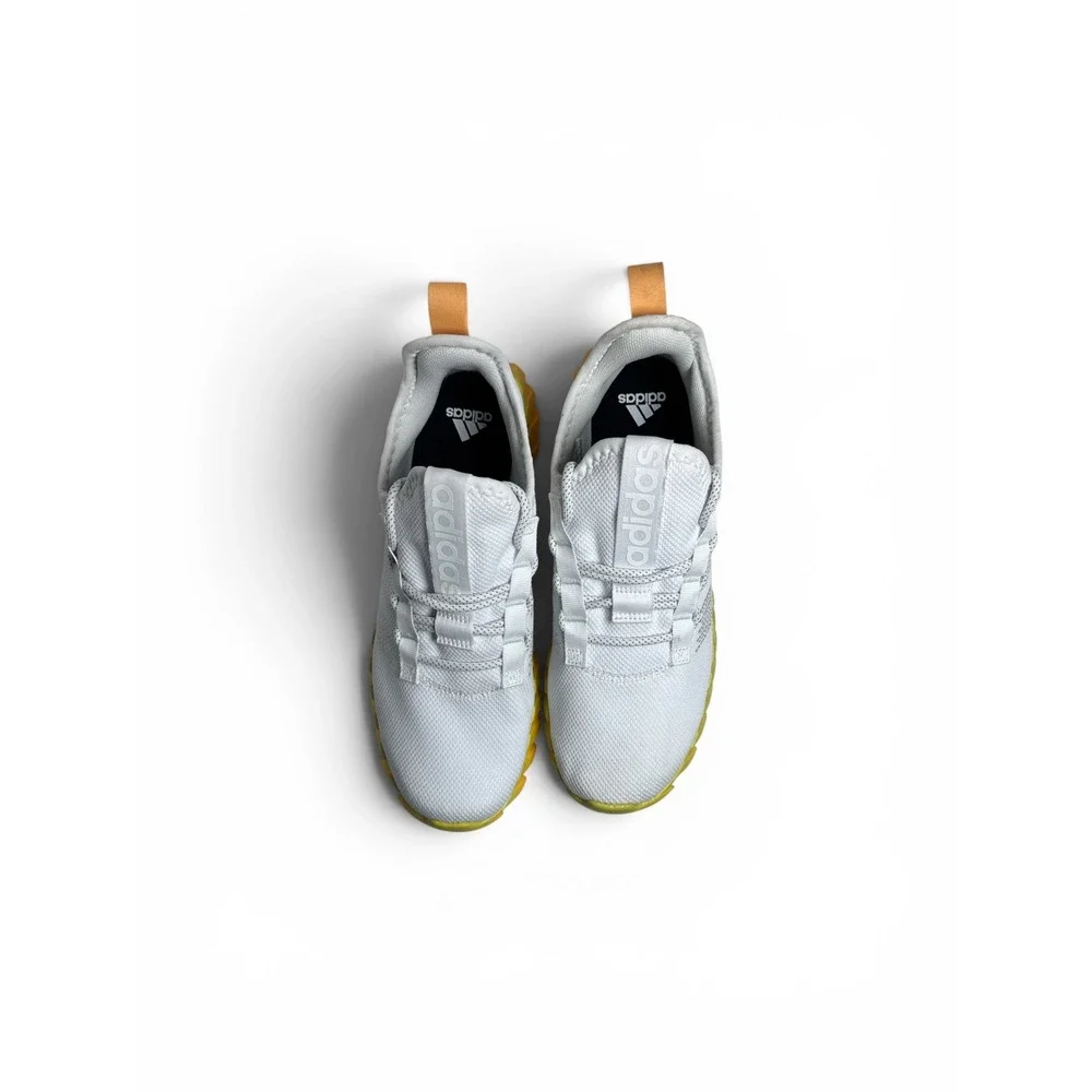 Adidas Women's White Orange‎ Slip-On Running Shoes Size 6